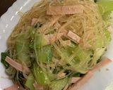 チンゲン菜と春雨の中華和え作り方6写真