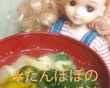 リカちゃん♡たんぽぽのお味噌汁✼·ﾟ作り方20写真