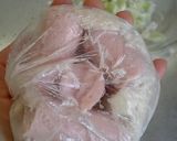 おさかなのソーセージと長芋のぽとり焼き作り方3写真