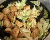 鶏胸肉とキャベツのみそ炒め作り方5写真