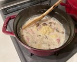 もち麦で作る！きのことベーコンのリゾット作り方7写真