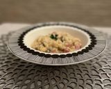 もち麦で作る！きのことベーコンのリゾット作り方8写真