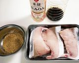ブリのごま照り焼き作り方1写真