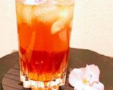 糖質オフ☆焼酎の桜の紅茶割り♪作り方4写真