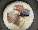 鯖の水煮缶で炊き込みご飯作り方1写真