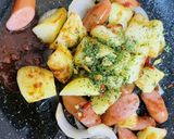ペペロンチーノの素でジャーマンポテト作り方12写真