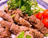 爽やかクレソンとセロリの肉巻き作り方6写真