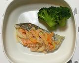 【離乳食後期】白身魚の野菜あんかけ作り方6写真