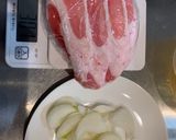 【作り置き冷凍】豚バラと玉ねぎの中華炒め作り方1写真