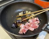 豚肉となすのさっぱり黒酢炒め作り方3写真