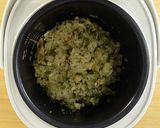 炊飯器で簡単！菜の花と筍のおこわ作り方8写真