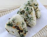 見た目も味も◎かつお菜と桜えびのおにぎり作り方5写真