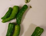 ししとうの辛味噌炒め煮作り方1写真