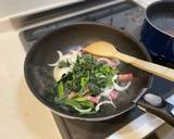 ベーコンとほうれん草のクリームパスタ作り方2写真
