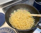 ベーコンとほうれん草のクリームパスタ作り方4写真