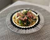 ベーコンとほうれん草のクリームパスタ作り方5写真