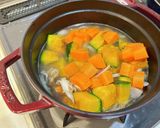 かぼちゃと野菜ゴロゴロスープ作り方4写真