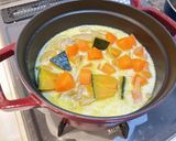かぼちゃと野菜ゴロゴロスープ作り方5写真