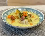 かぼちゃと野菜ゴロゴロスープ作り方6写真