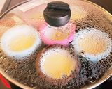 フライパンでイチゴ蒸しパン作り方8写真