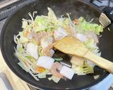にんにくマシマシ海鮮焼きそば作り方4写真