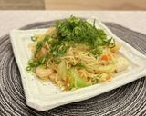 にんにくマシマシ海鮮焼きそば作り方8写真