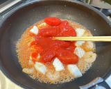 シーフードミックスのトマトパスタ作り方5写真