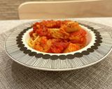 シーフードミックスのトマトパスタ作り方6写真
