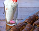 チョコ餅生クリーム★パイコロネ作り方20写真