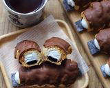 チョコ餅生クリーム★パイコロネ作り方22写真