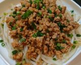 簡単！激ウマ！豚ひき肉カレー肉味噌もやし作り方7写真