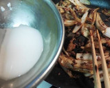 新たまねぎと椎茸の肉味噌炒め作り方4写真