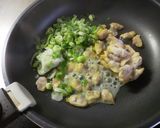 簡単！時短！冷凍むきあさりのパスタ　作り方2写真