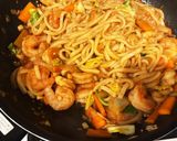 台湾風★海老とキャベツの炒めうどん作り方9写真