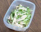 胡瓜の棒棒鶏風【レンチン】作り方4写真