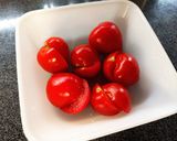 トマトと紫蘇ふりかけで作る簡単マリネ作り方1写真