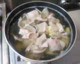 豚バラ＆豆腐＆わかめの給食汁（醤油味）作り方9写真