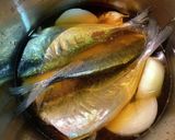 圧力鍋で骨まで食べられる鯵の姿煮作り方1写真