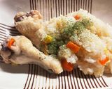 手羽元の圧力鍋ピラフ作り方4写真