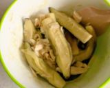 なすとささみの胡麻味噌和え作り方8写真