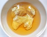 ワンタンと白髪葱の熱々ニンニクごま油がけ作り方2写真
