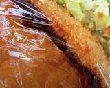 中2女子部活弁当♪ロールパンでカツサンド作り方6写真