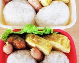 キャラ弁☆早楽簡単！スヌーピー弁当☆作り方2写真