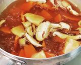 簡単☆胃腸に優しい　鶏もも肉の治部煮風作り方5写真