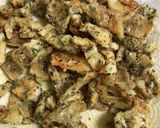 鶏皮のカリカリ青さ粉焼き作り方6写真
