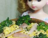 リカちゃん♡ブロッコリーベーコンエッグ♧作り方24写真
