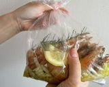 【ポリ袋で簡単】海老のレモンマリネ焼き作り方9写真