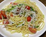 釜揚げしらすのペペロンチーノ作り方6写真