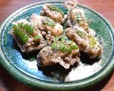 竹輪、山芋、人参天ぷら焼き海苔の変わり衣作り方4写真