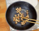 コクと香り★圧搾こめ油で作る青菜炒め作り方4写真